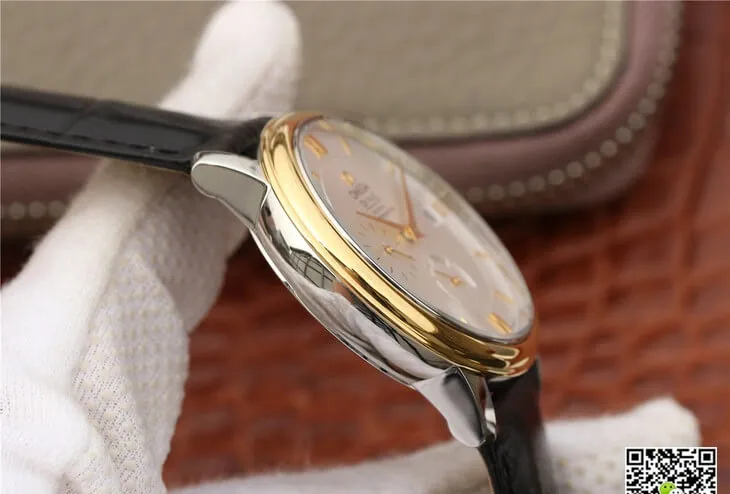 Omega De Ville 424.53.40.21.02.002 ZF Factory 1:1 Best Edition Replica Watch Black Leather Strap